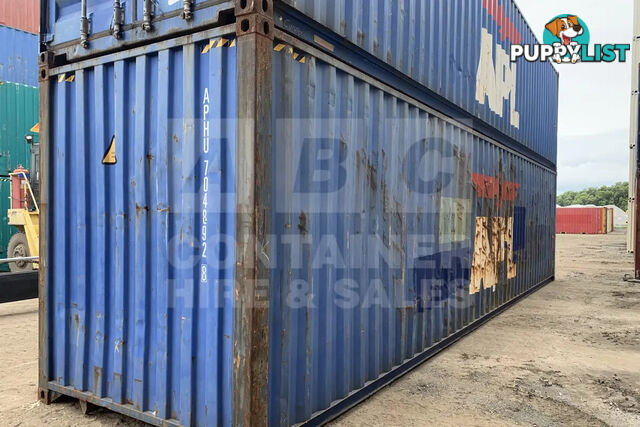 40' HIGH CUBE SHIPPING CONTAINER