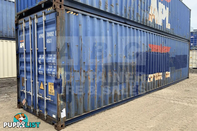 40' HIGH CUBE SHIPPING CONTAINER