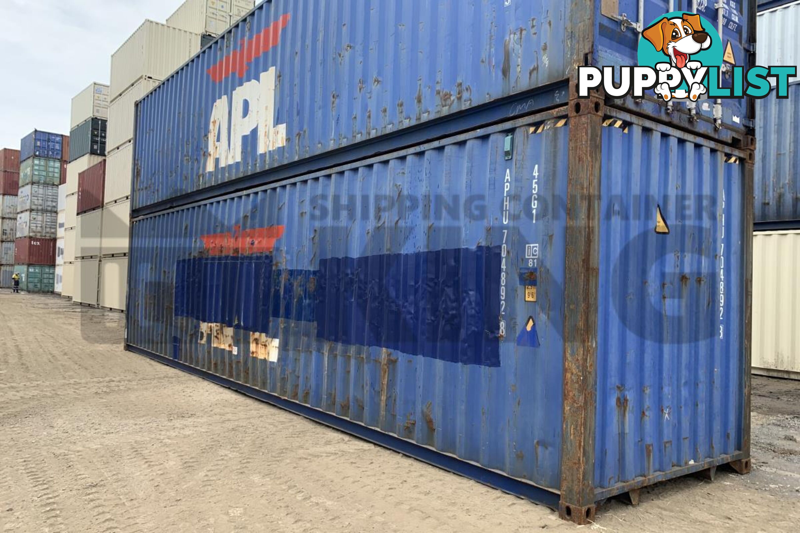 40' HIGH CUBE SHIPPING CONTAINER
