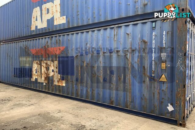 40' HIGH CUBE SHIPPING CONTAINER