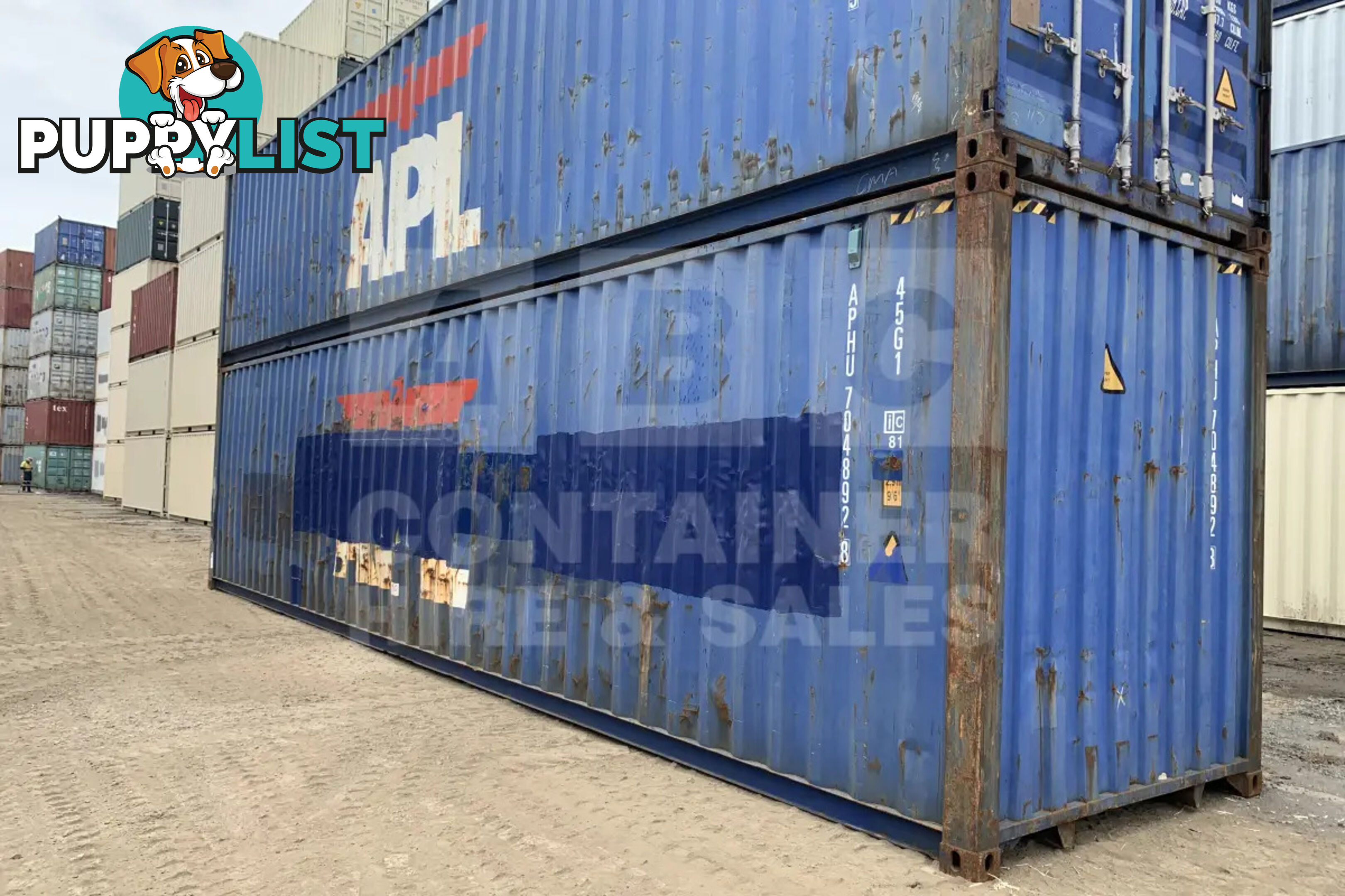 40' HIGH CUBE SHIPPING CONTAINER