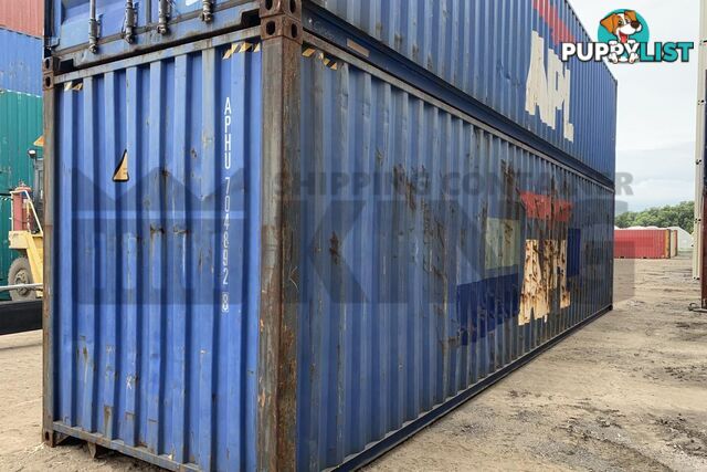 40' HIGH CUBE SHIPPING CONTAINER