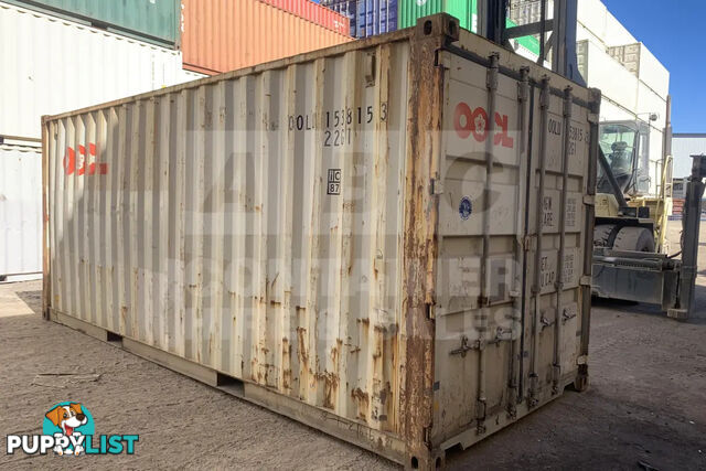 20' STANDARD HEIGHT SHIPPING CONTAINER - in Gympie