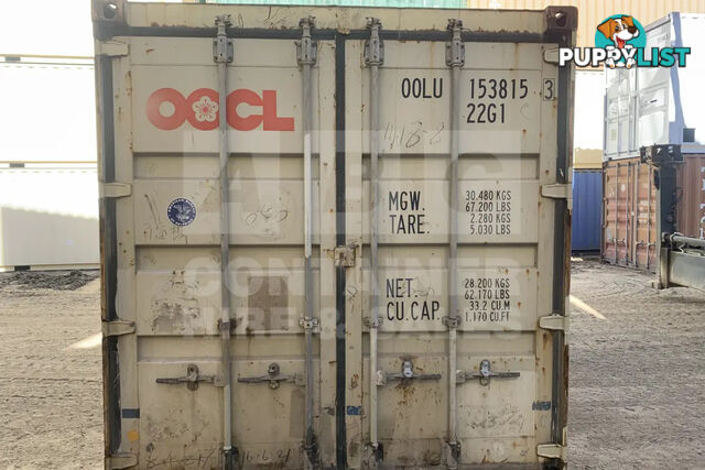 20' STANDARD HEIGHT SHIPPING CONTAINER - in Gympie