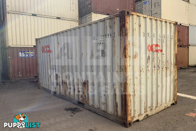 20' STANDARD HEIGHT SHIPPING CONTAINER - in Gympie
