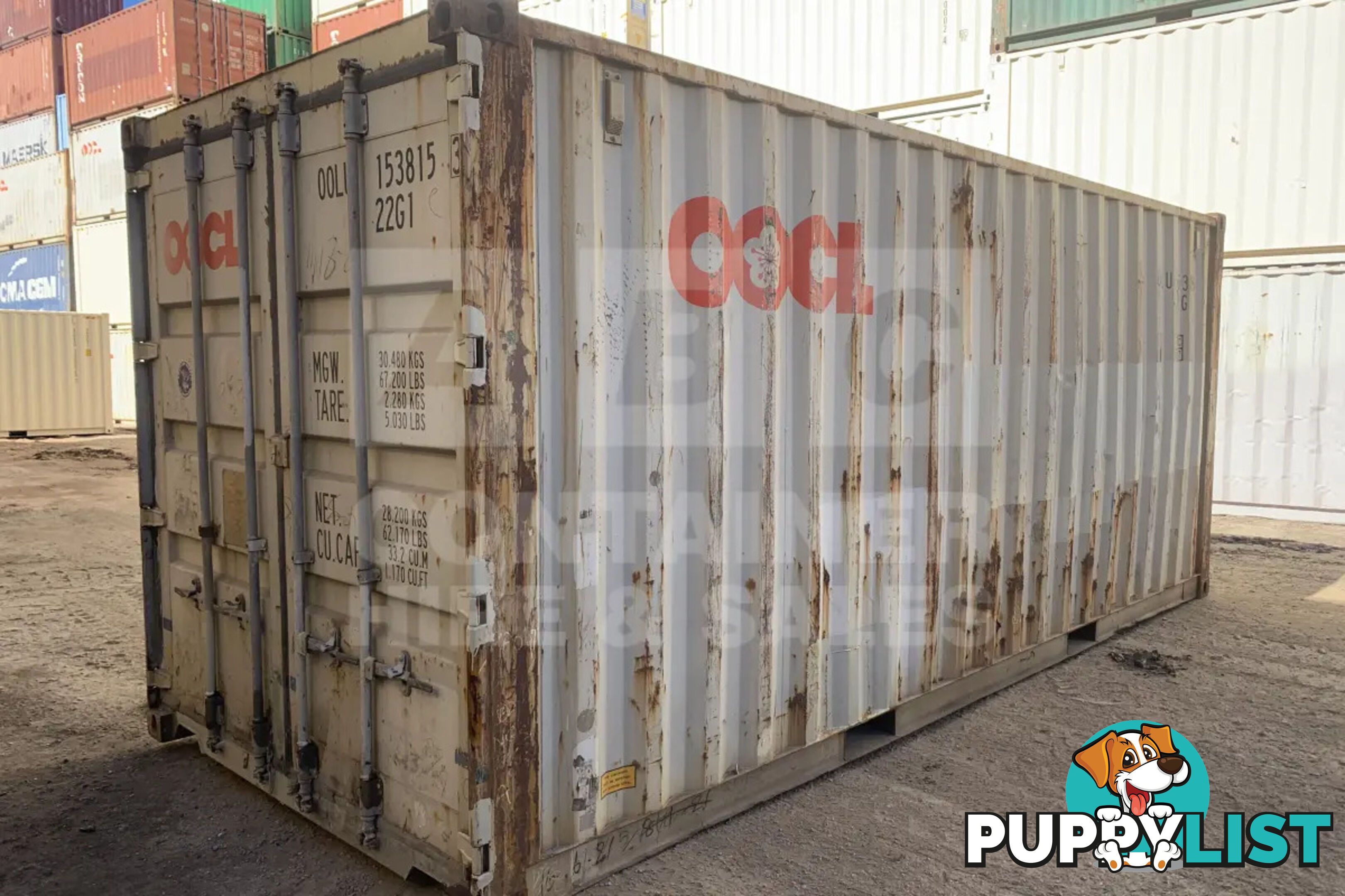 20' STANDARD HEIGHT SHIPPING CONTAINER - in Gympie