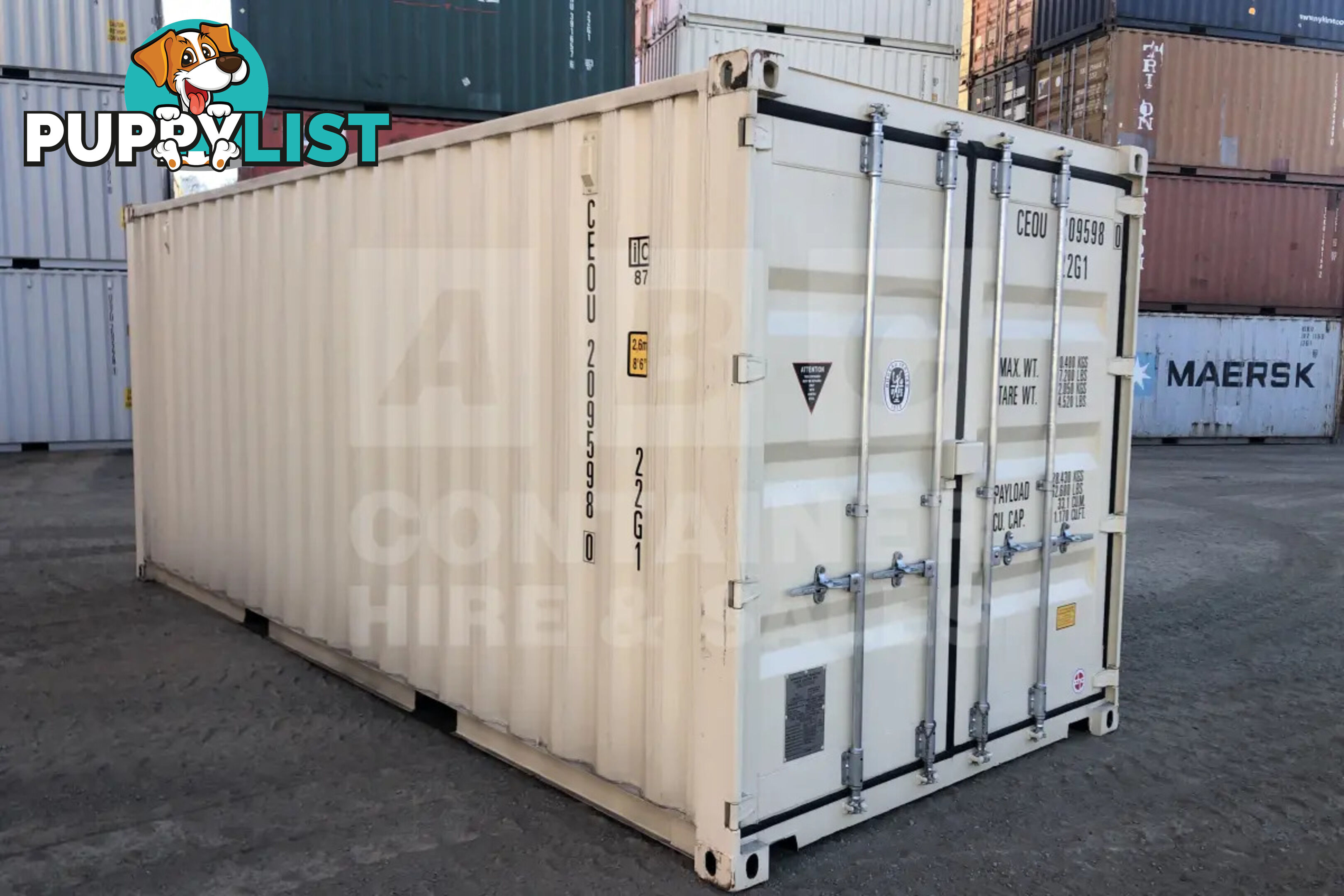 20' STANDARD HEIGHT SHIPPING CONTAINER - in Gympie