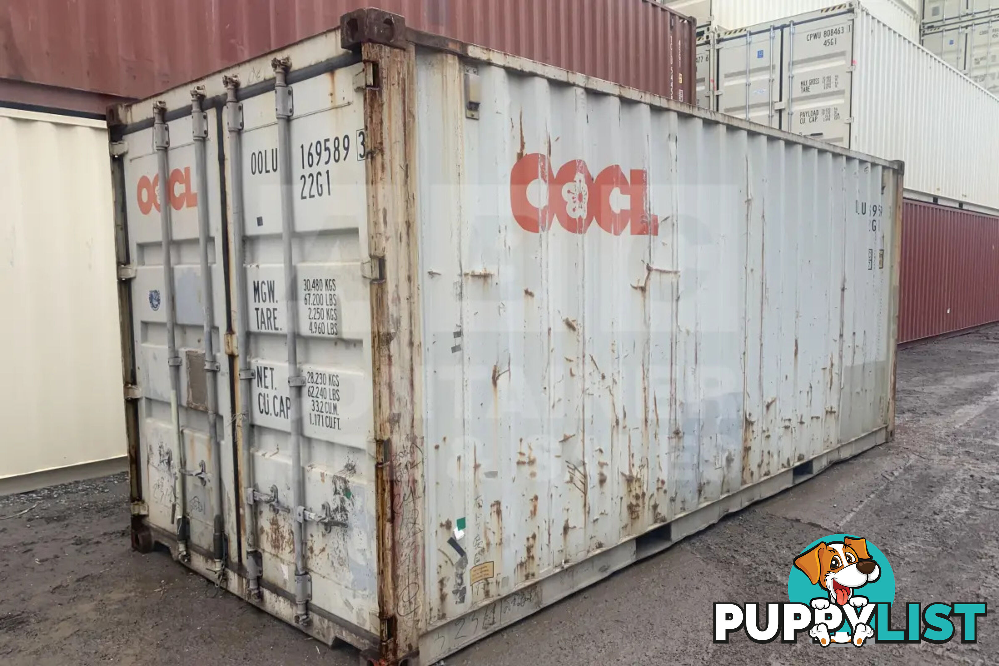 20' STANDARD HEIGHT SHIPPING CONTAINER