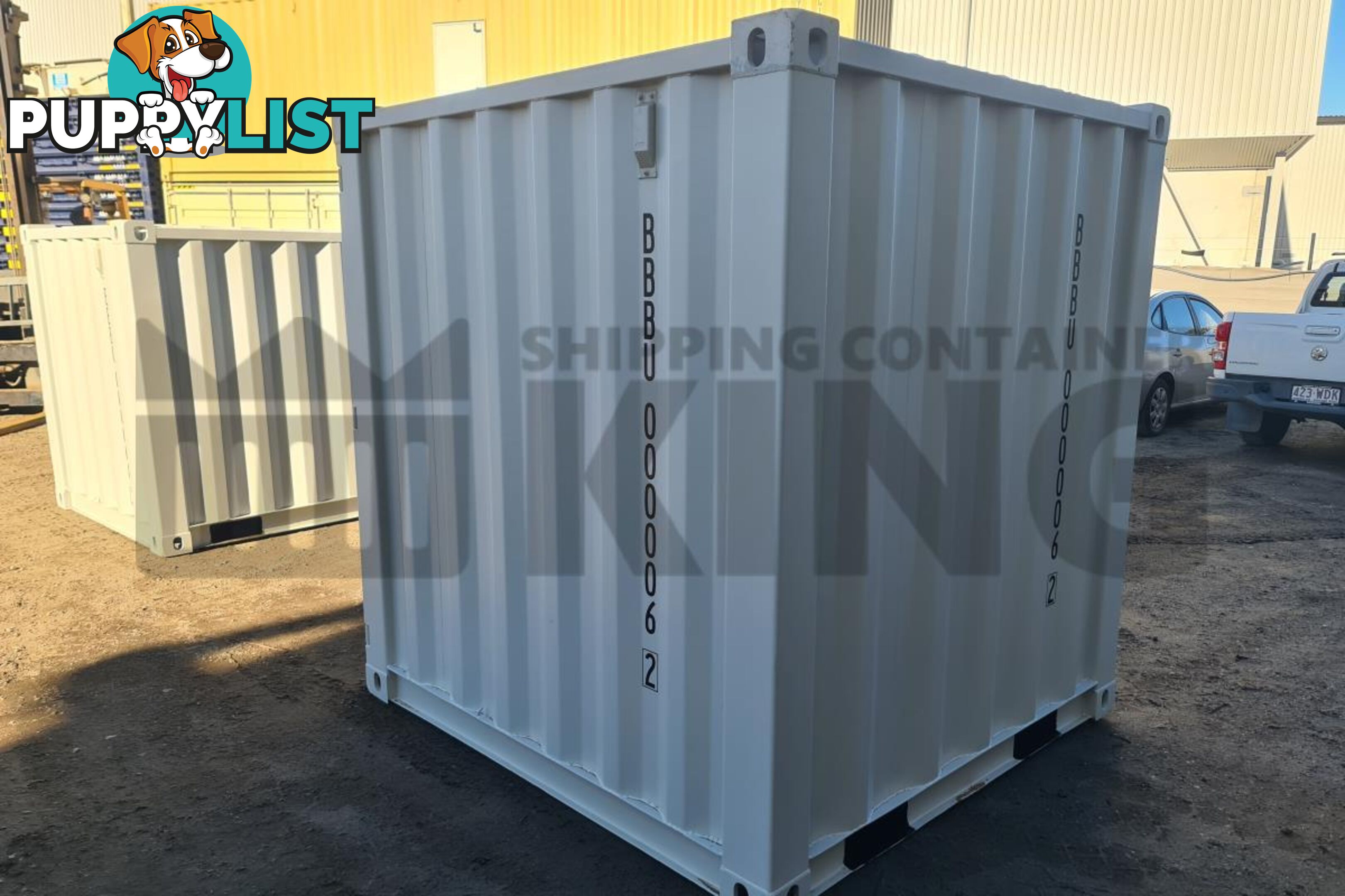 7' STEEL CONTAINER (7'3" HIGH, FACTORY BUILT)