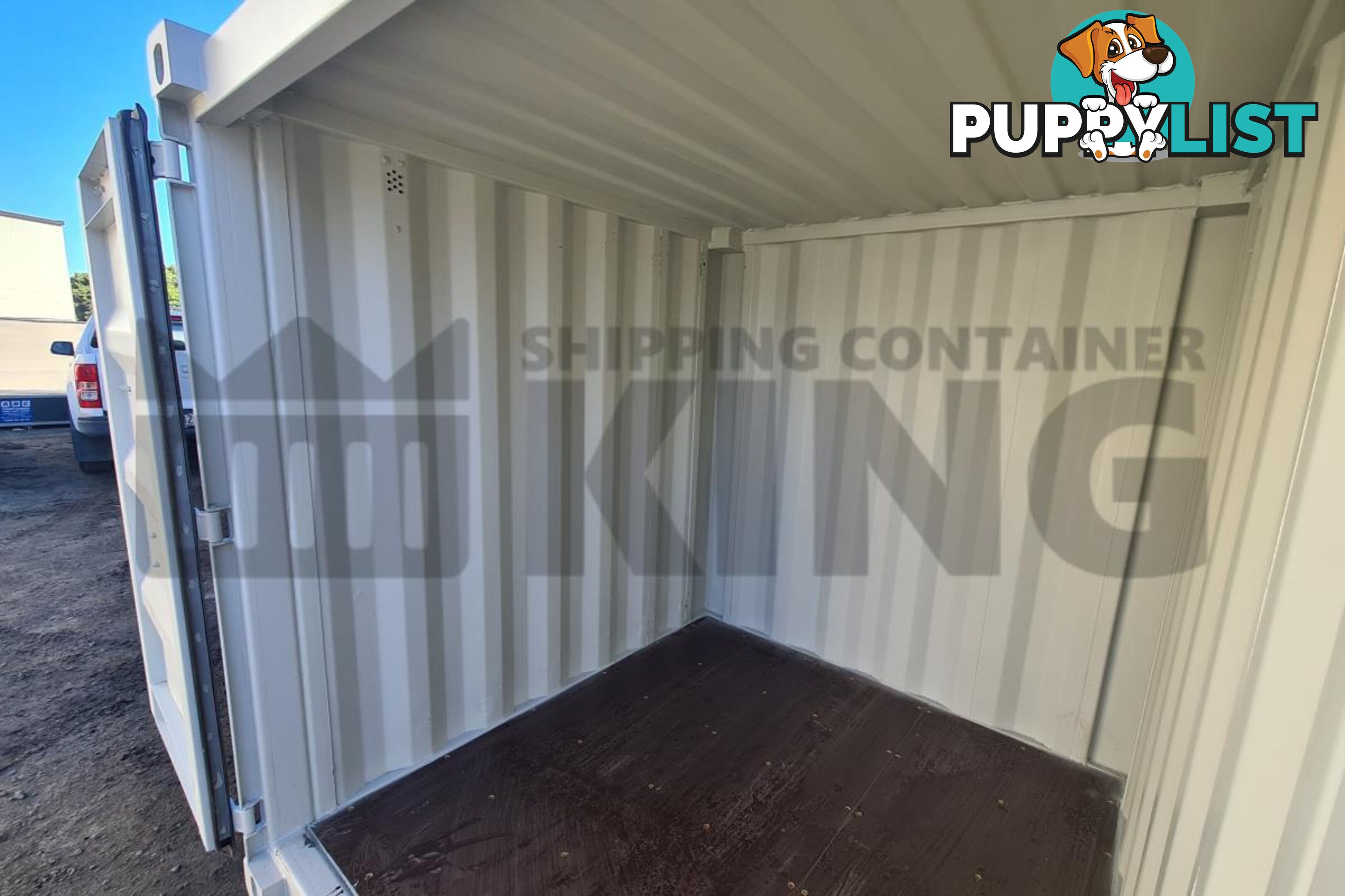 7' STEEL CONTAINER (7'3" HIGH, FACTORY BUILT)