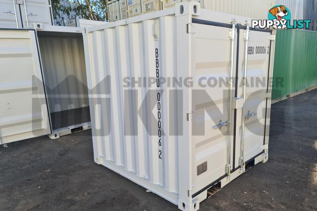 7' STEEL CONTAINER (7'3" HIGH, FACTORY BUILT)
