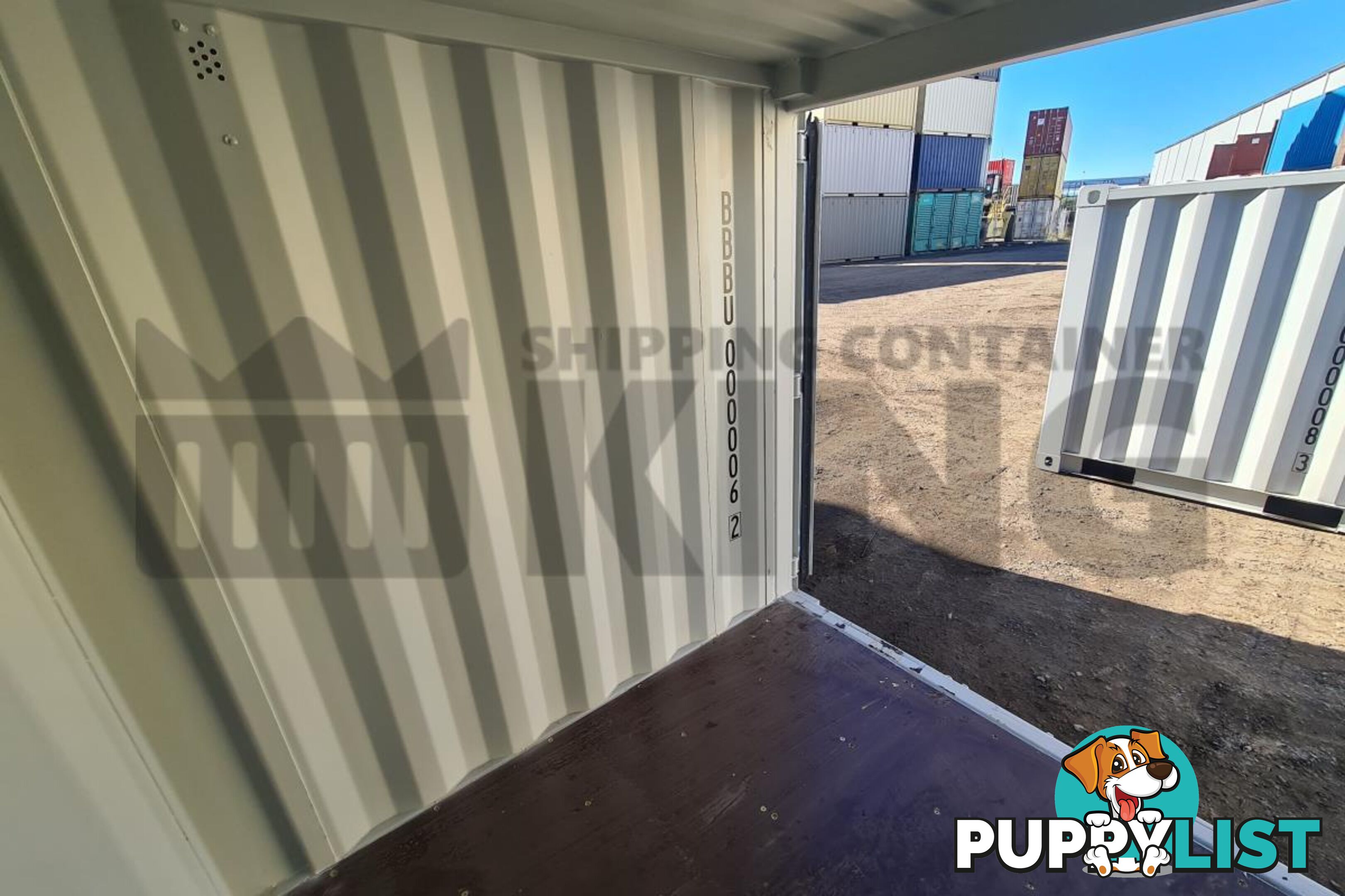 7' STEEL CONTAINER (7'3" HIGH, FACTORY BUILT)