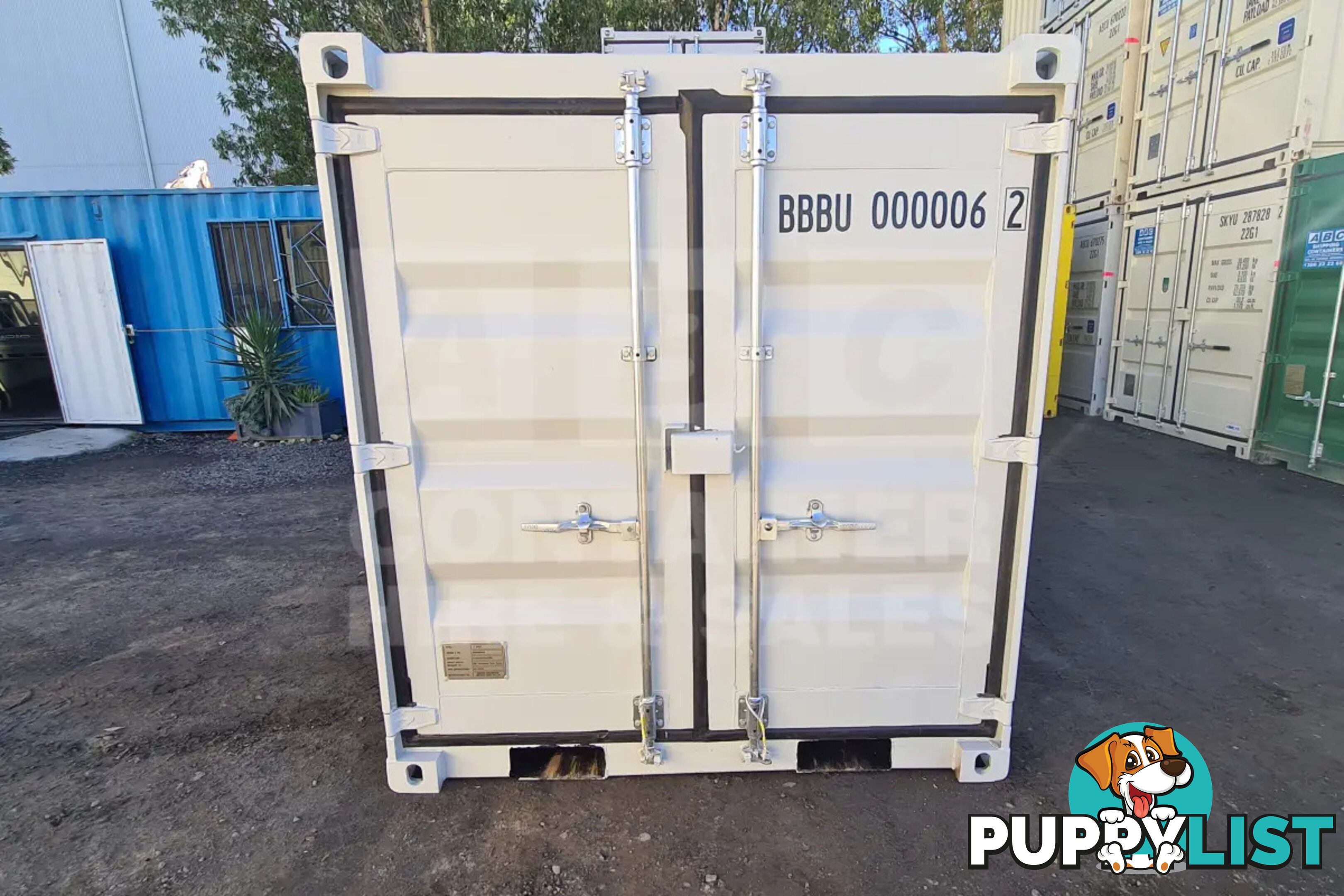 7' STEEL CONTAINER (7'3" HIGH, FACTORY BUILT)