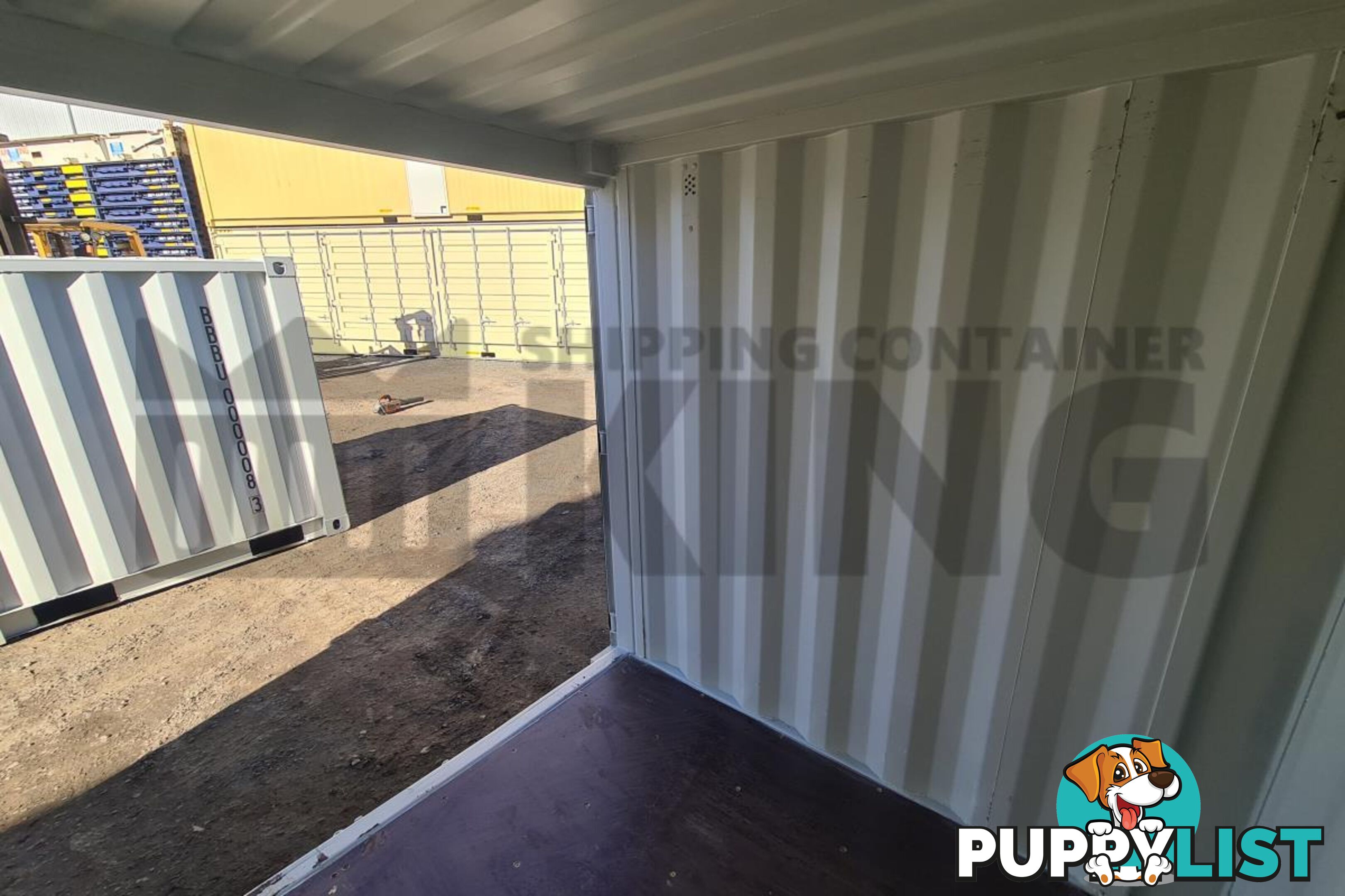 7' STEEL CONTAINER (7'3" HIGH, FACTORY BUILT)