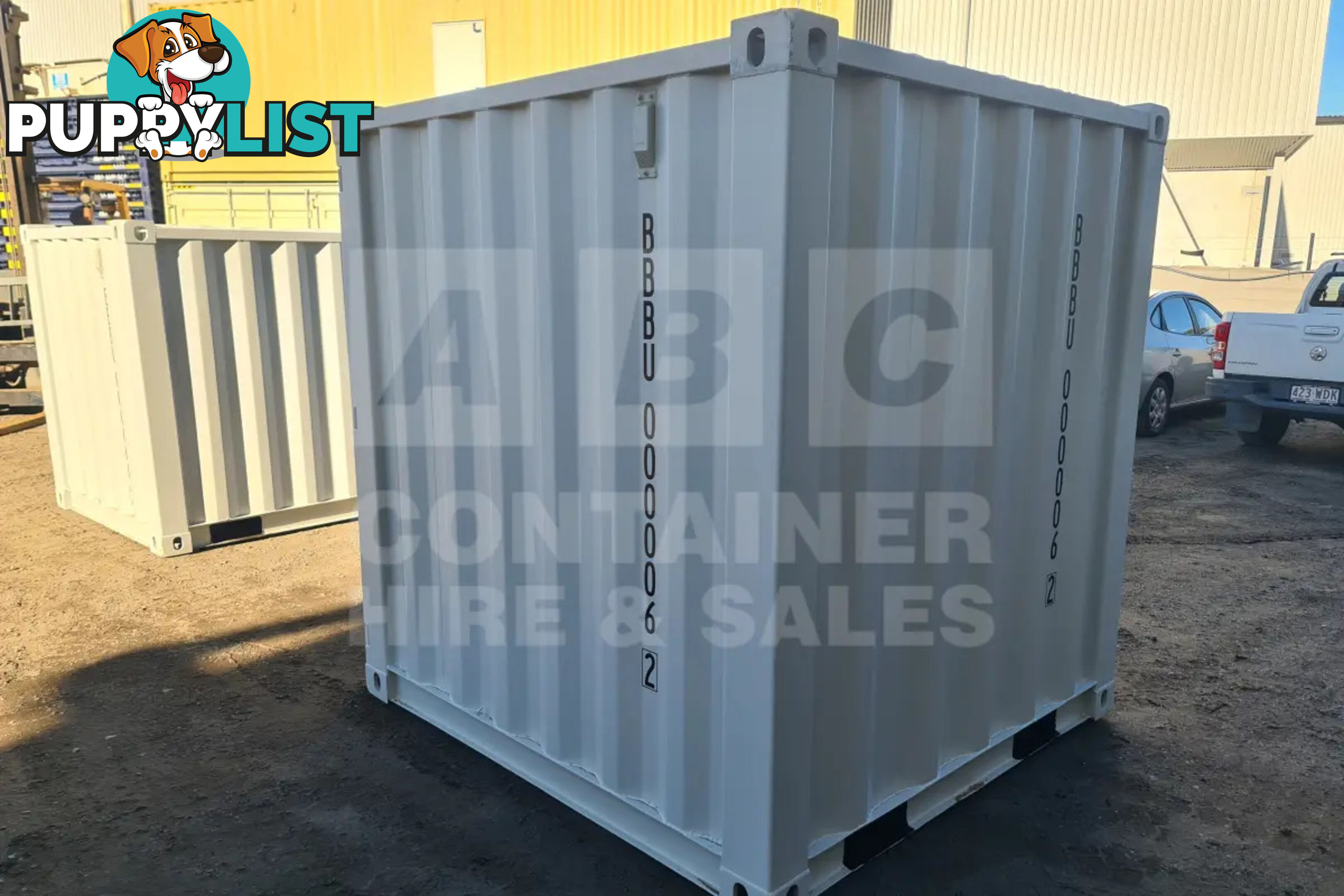7' STEEL CONTAINER (7'3" HIGH, FACTORY BUILT)