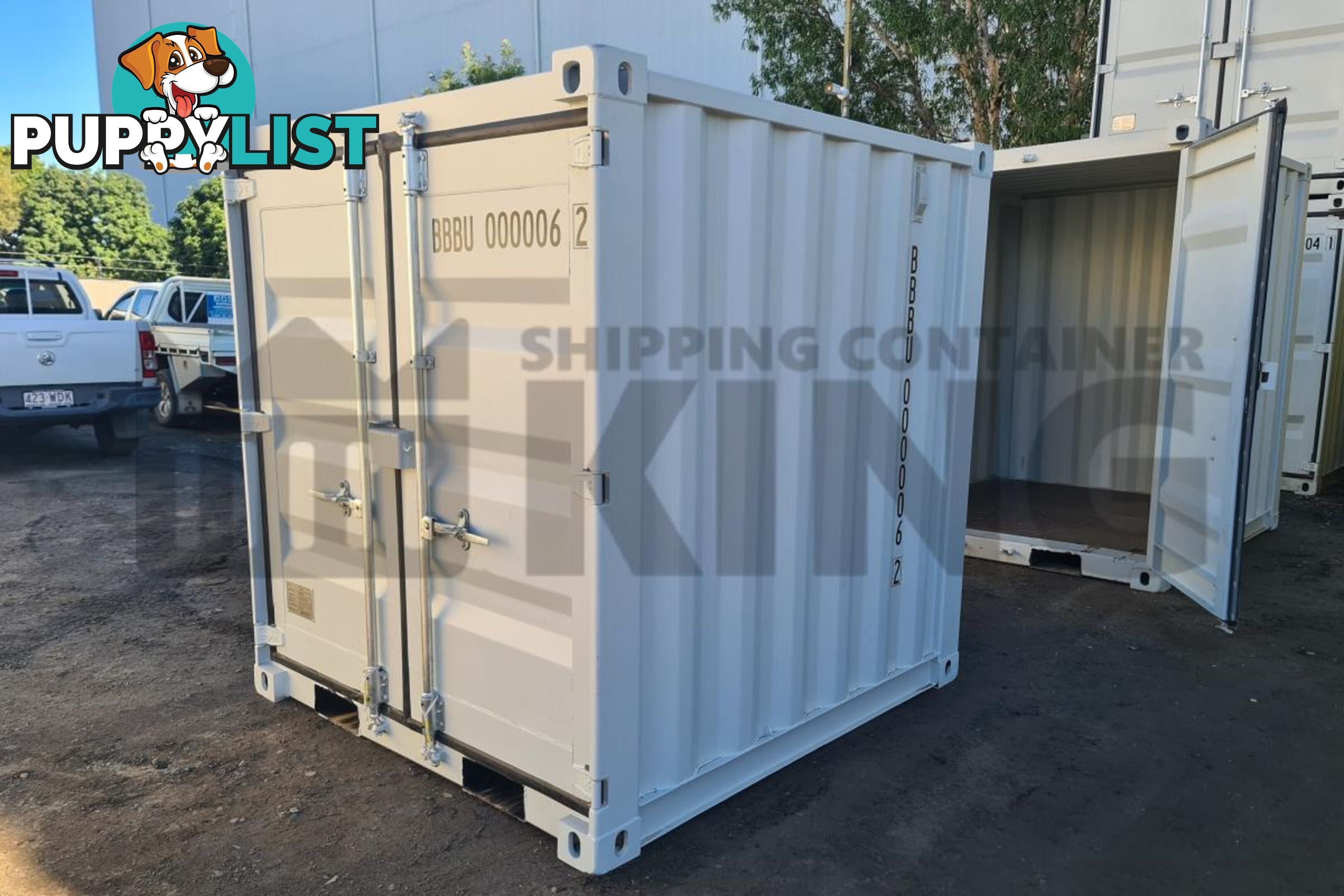 7' STEEL CONTAINER (7'3" HIGH, FACTORY BUILT)