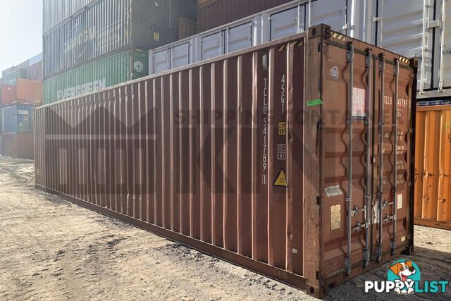 40' HIGH CUBE SHIPPING CONTAINER