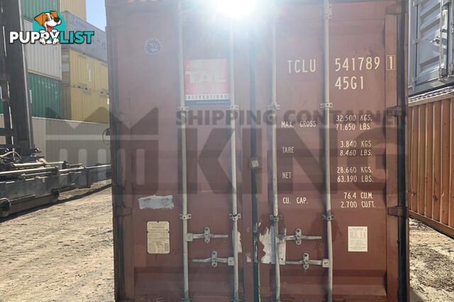 40' HIGH CUBE SHIPPING CONTAINER