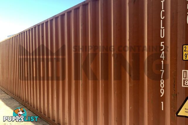 40' HIGH CUBE SHIPPING CONTAINER