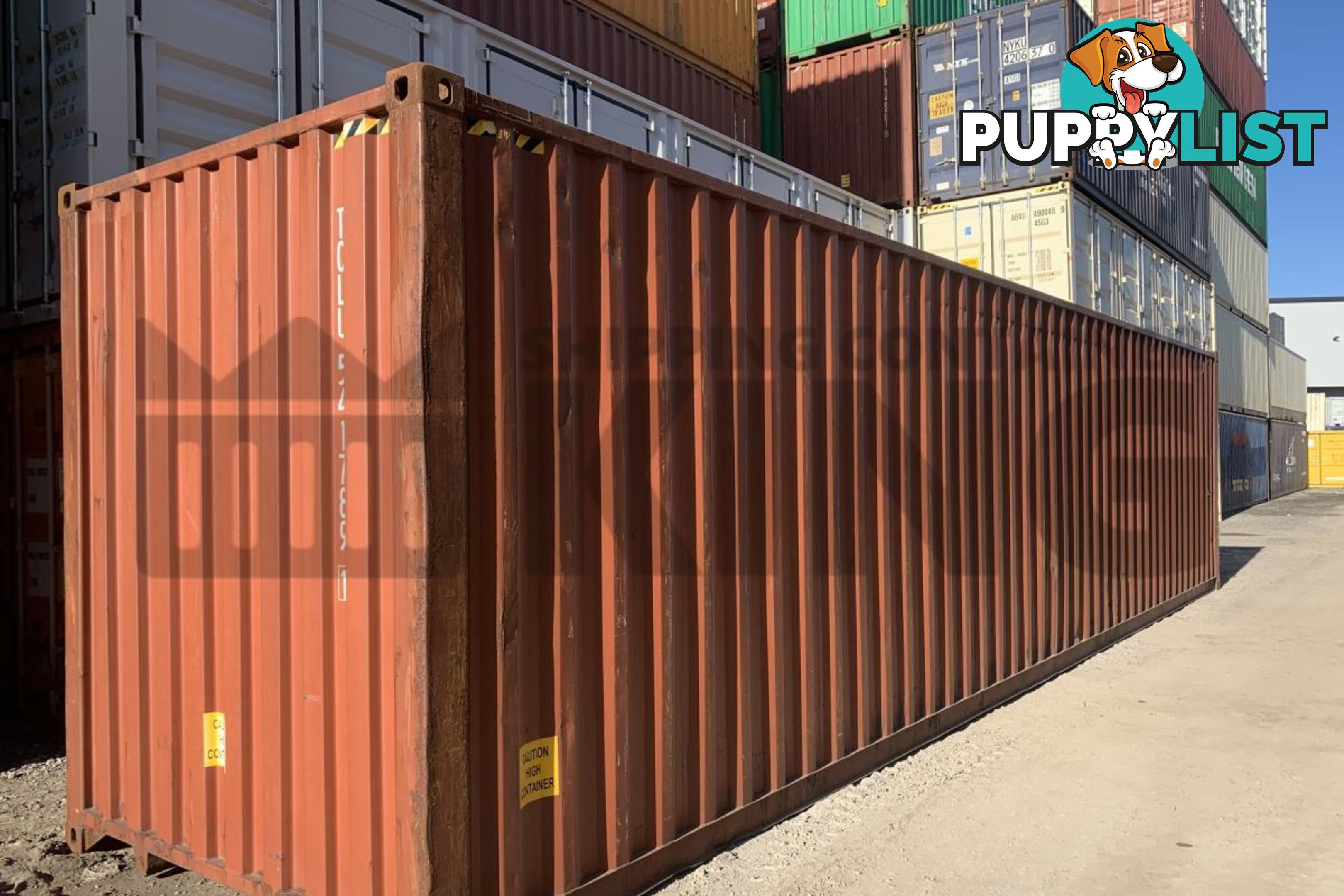 40' HIGH CUBE SHIPPING CONTAINER