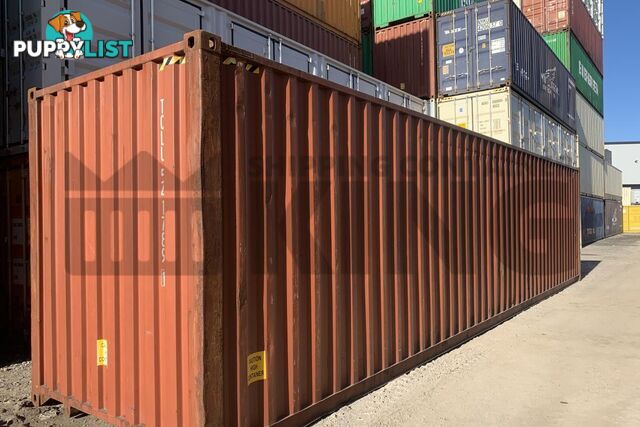 40' HIGH CUBE SHIPPING CONTAINER
