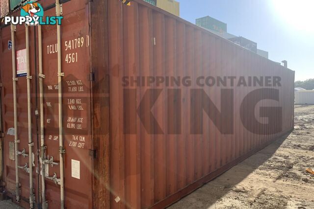 40' HIGH CUBE SHIPPING CONTAINER