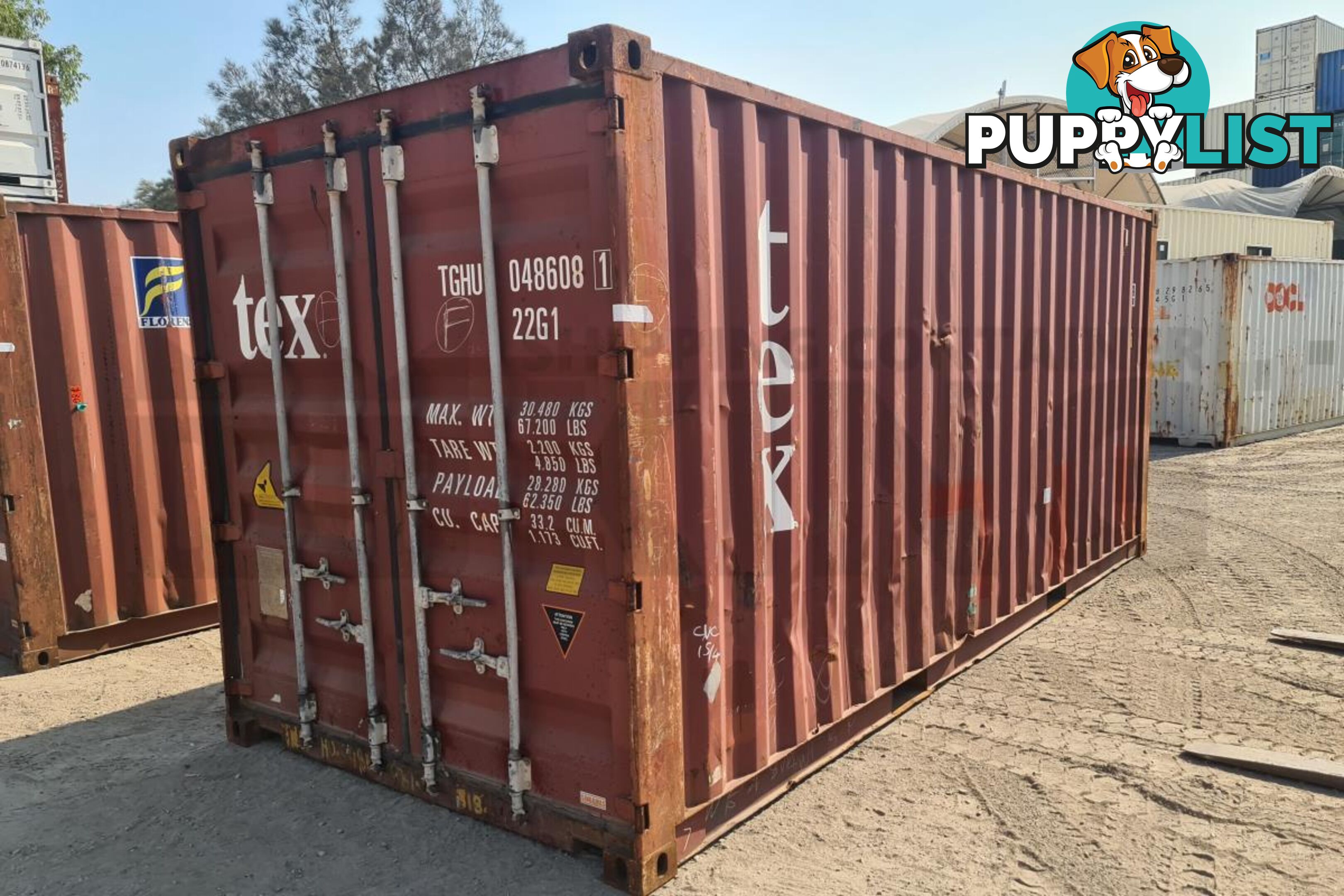 20' STANDARD HEIGHT SHIPPING CONTAINER - in Brisbane