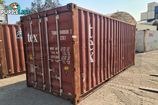 20' STANDARD HEIGHT SHIPPING CONTAINER - in Brisbane