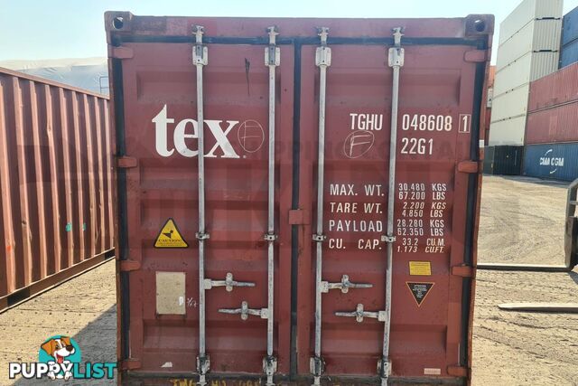 20' STANDARD HEIGHT SHIPPING CONTAINER - in Brisbane