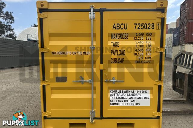 8' DANGEROUS GOODS SHIPPING CONTAINER (4 CORNER POST) - in Brisbane