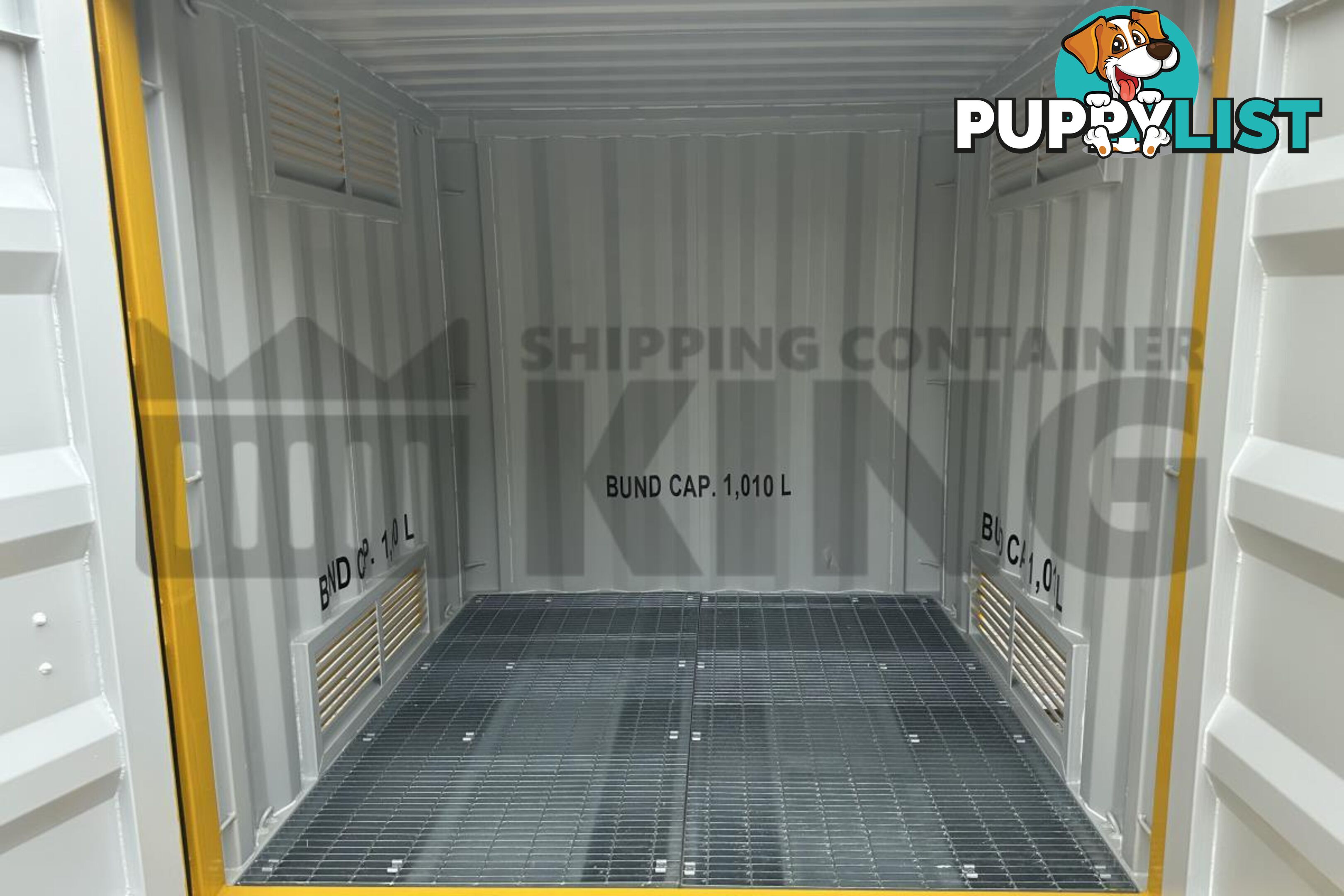 8' DANGEROUS GOODS SHIPPING CONTAINER (4 CORNER POST) - in Brisbane