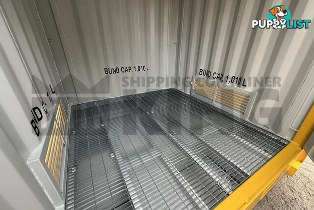8' DANGEROUS GOODS SHIPPING CONTAINER (4 CORNER POST) - in Brisbane