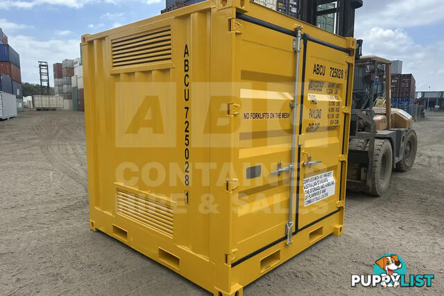 8' DANGEROUS GOODS SHIPPING CONTAINER (4 CORNER POST) - in Brisbane