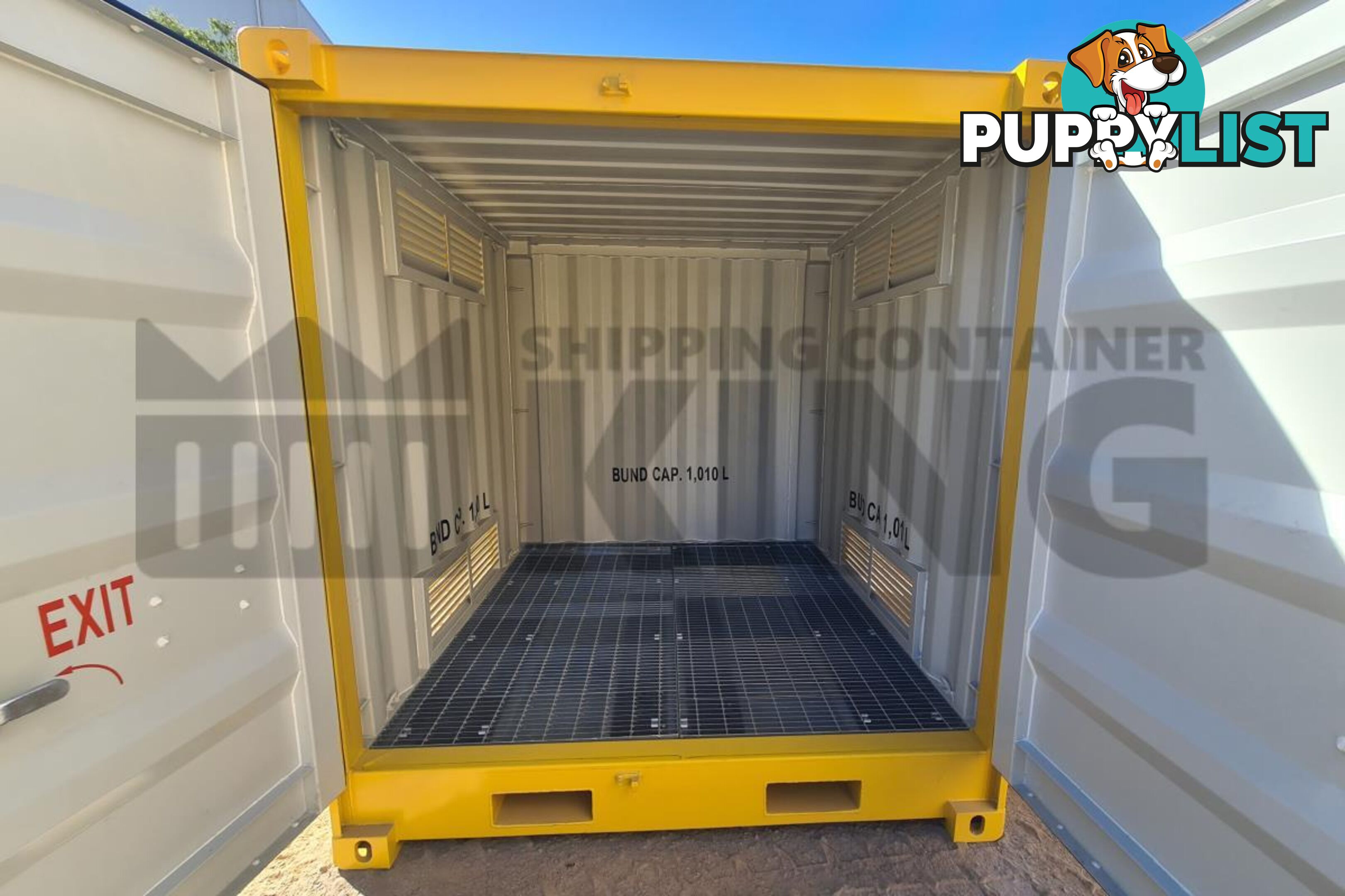 8' DANGEROUS GOODS SHIPPING CONTAINER (4 CORNER POST)