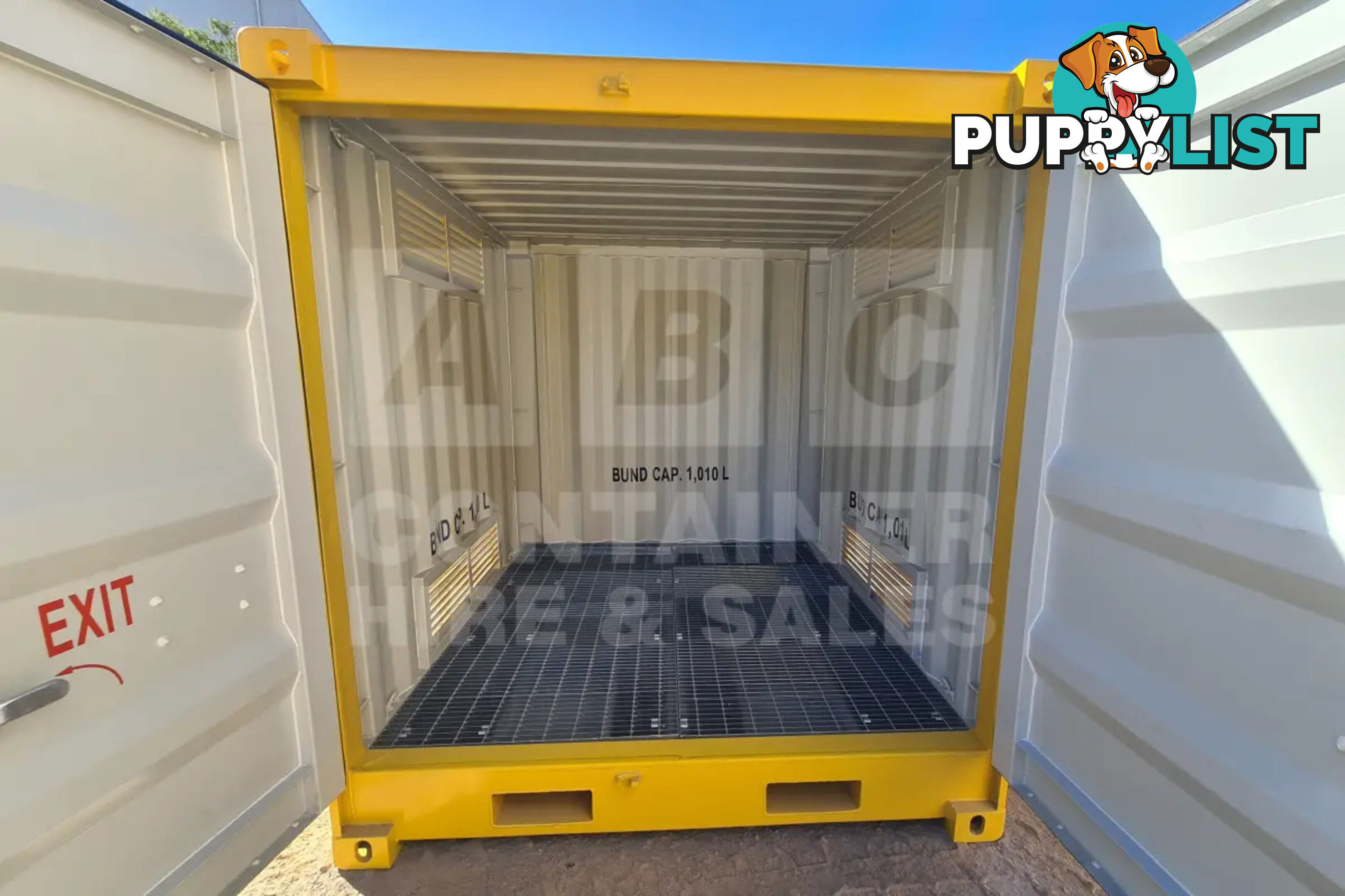 8' DANGEROUS GOODS SHIPPING CONTAINER (4 CORNER POST)