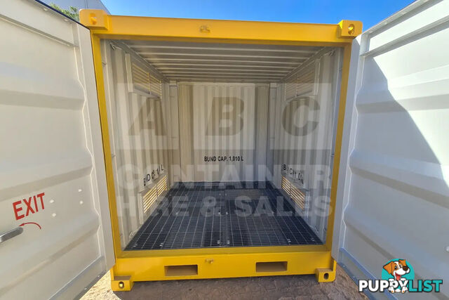 8' DANGEROUS GOODS SHIPPING CONTAINER (4 CORNER POST)