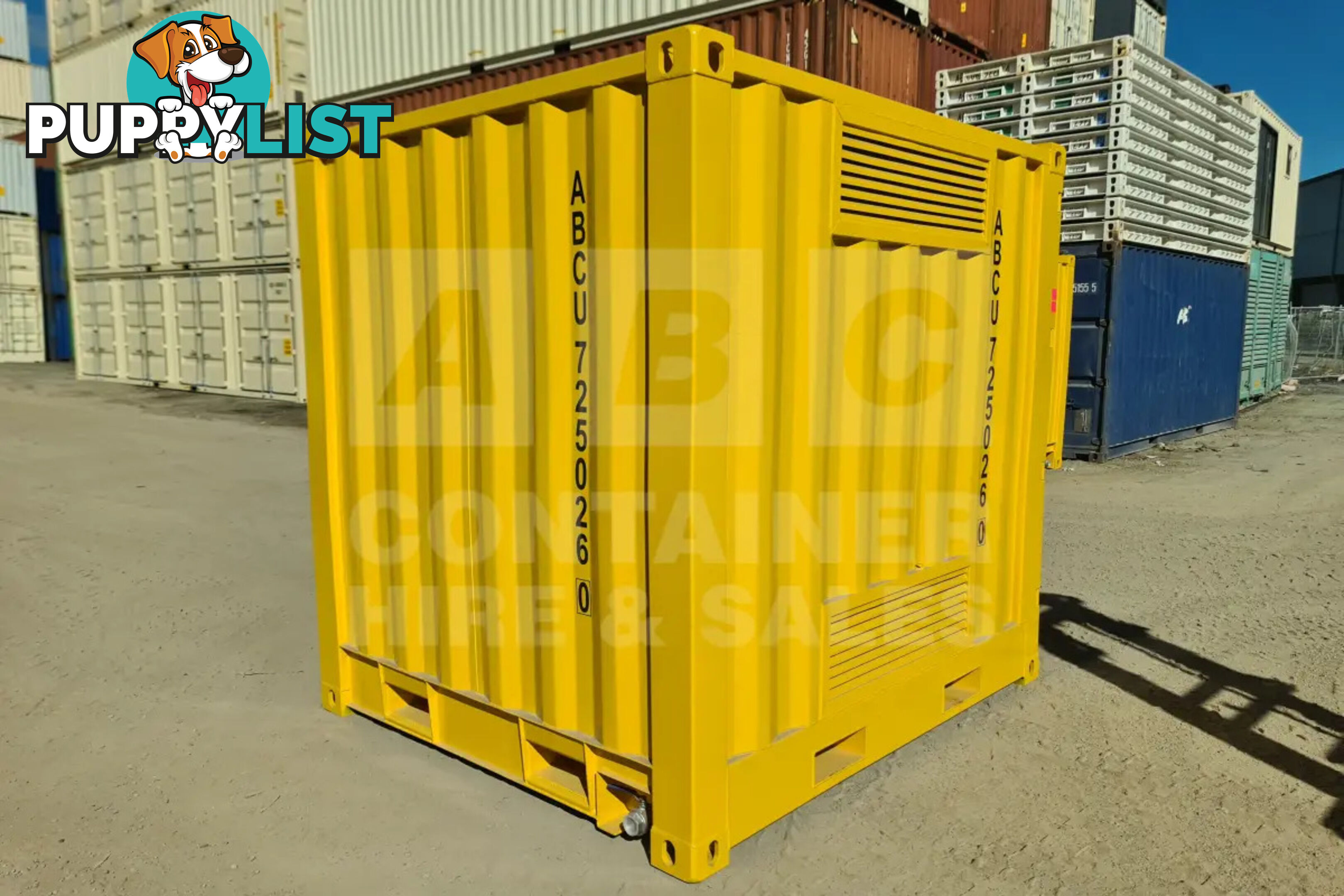 8' DANGEROUS GOODS SHIPPING CONTAINER (4 CORNER POST)