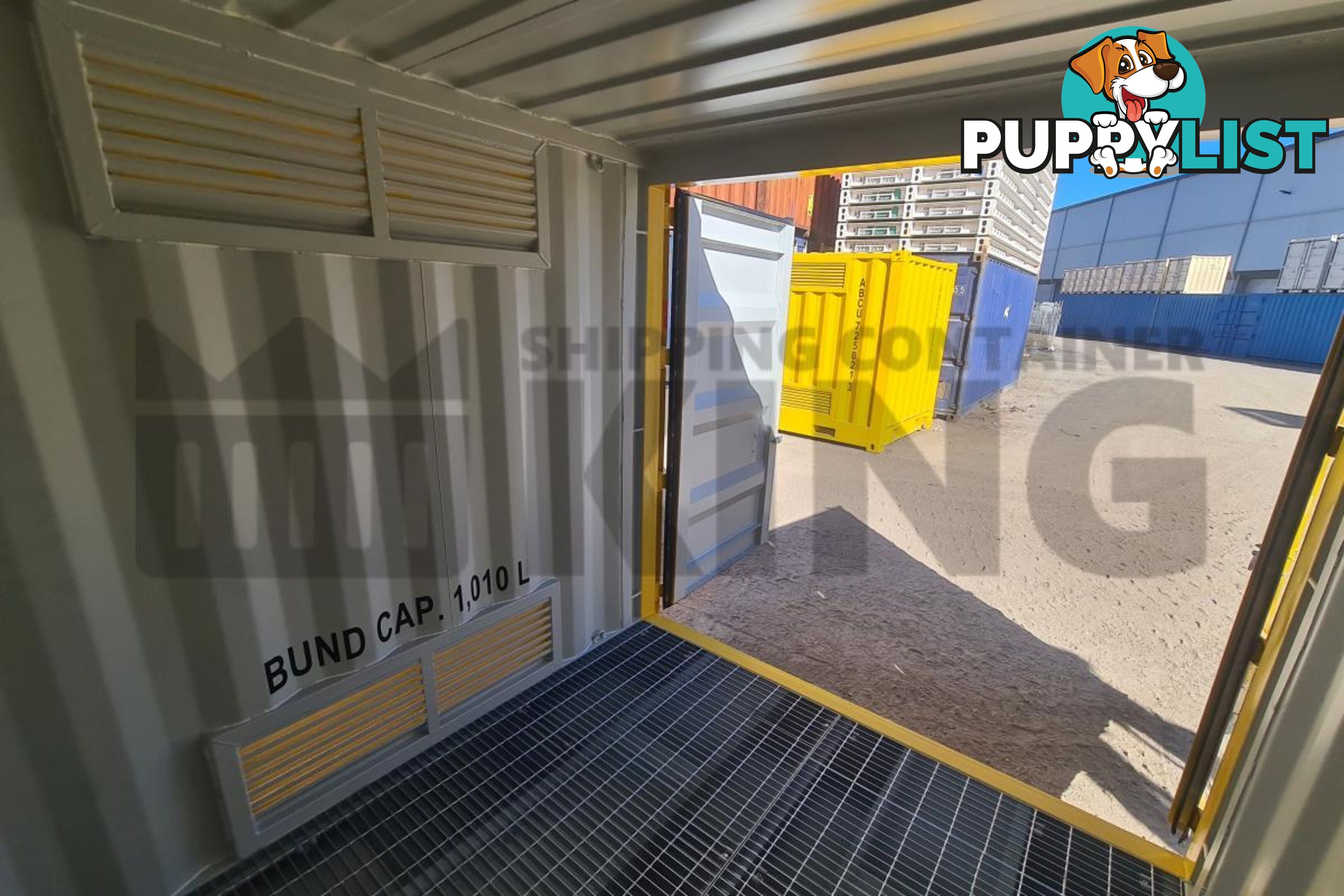 8' DANGEROUS GOODS SHIPPING CONTAINER (4 CORNER POST)