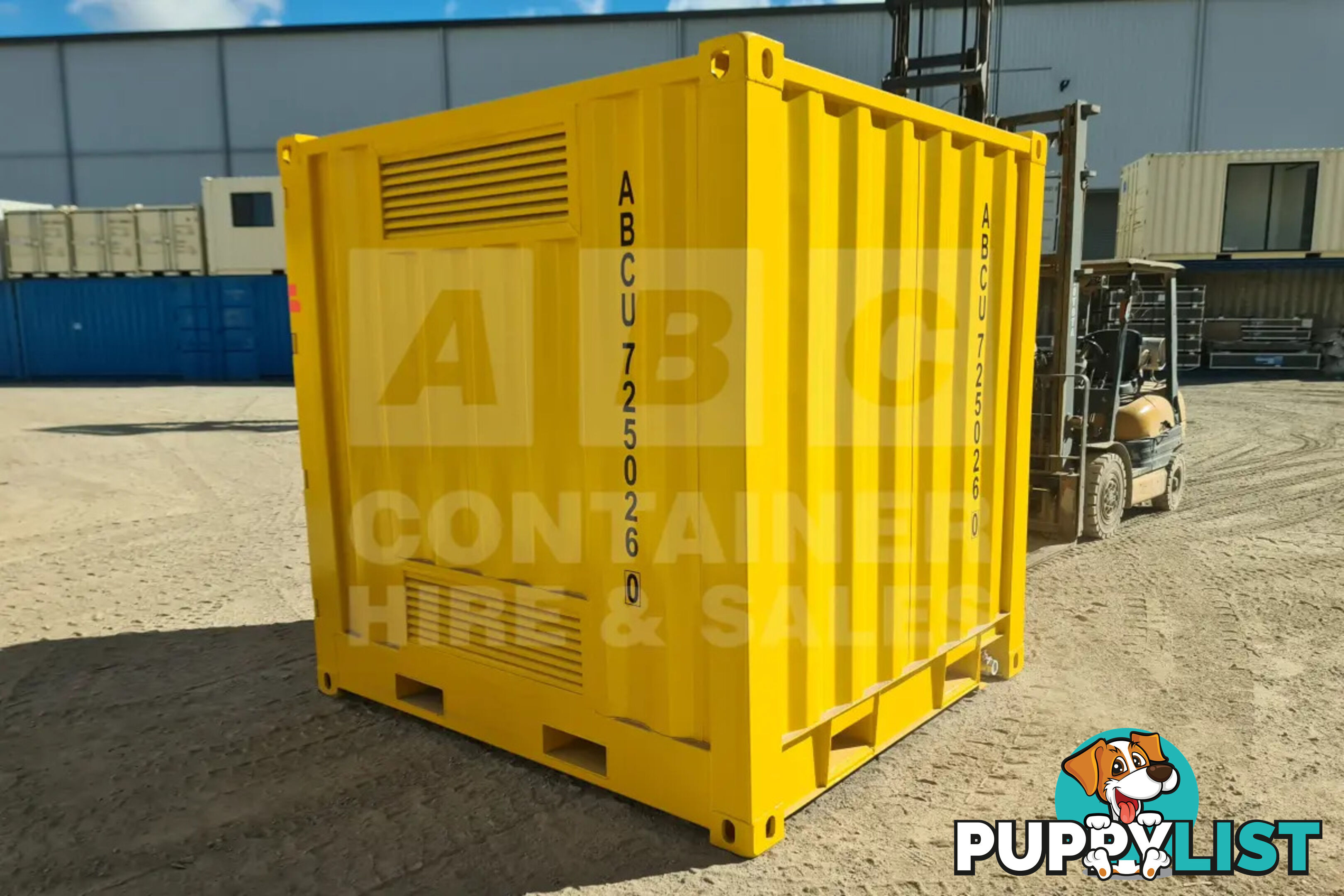 8' DANGEROUS GOODS SHIPPING CONTAINER (4 CORNER POST)