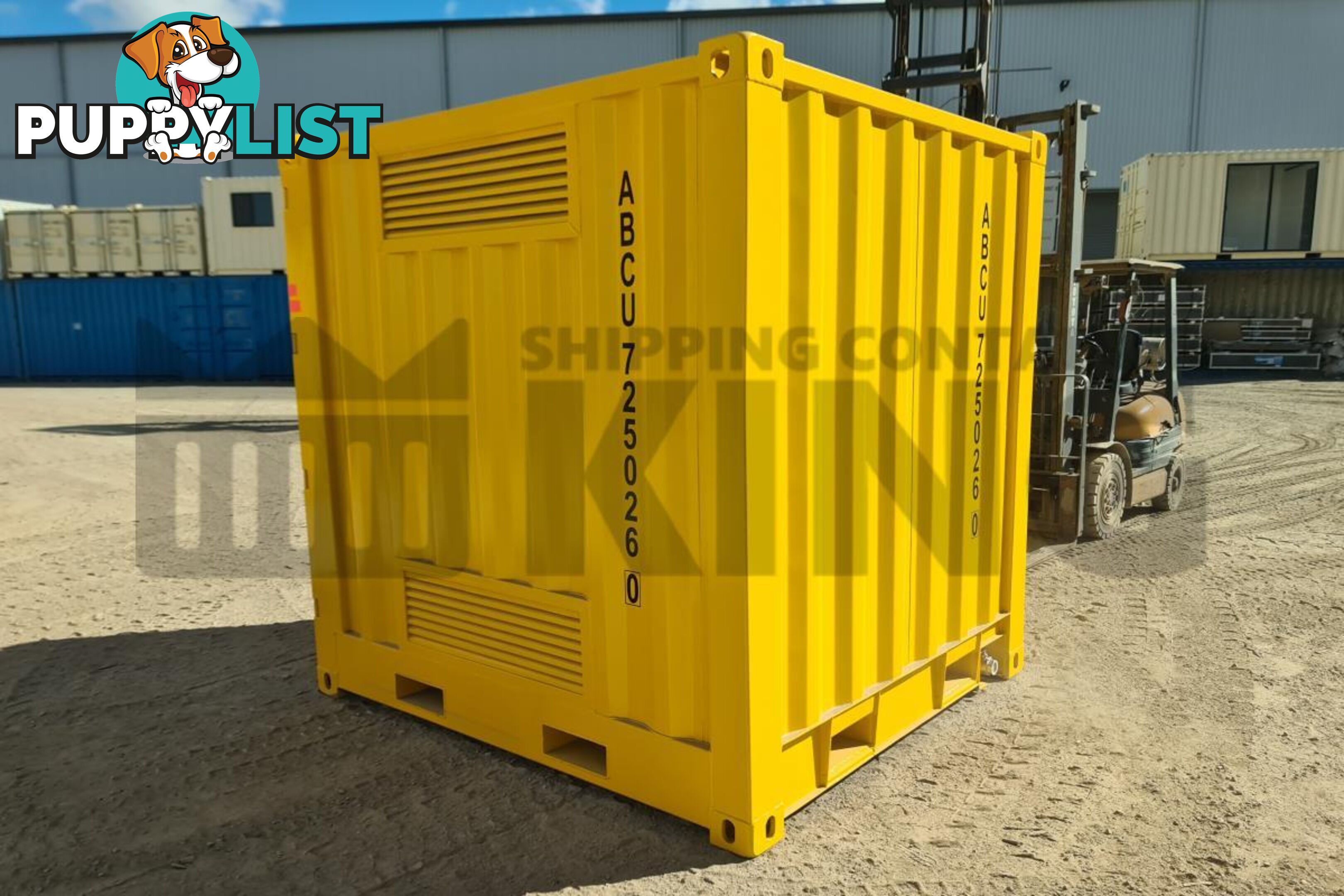 8' DANGEROUS GOODS SHIPPING CONTAINER (4 CORNER POST)