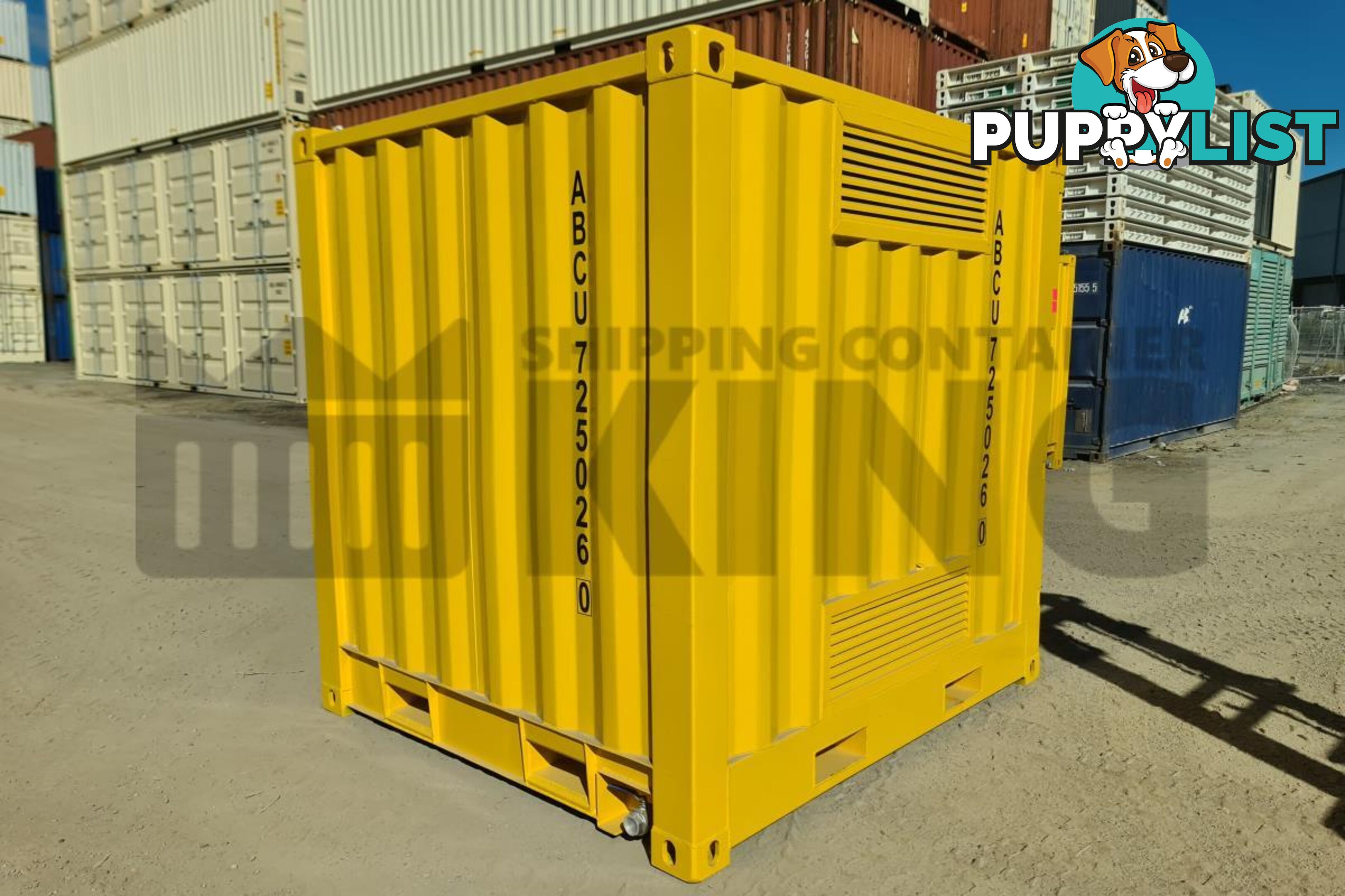 8' DANGEROUS GOODS SHIPPING CONTAINER (4 CORNER POST)