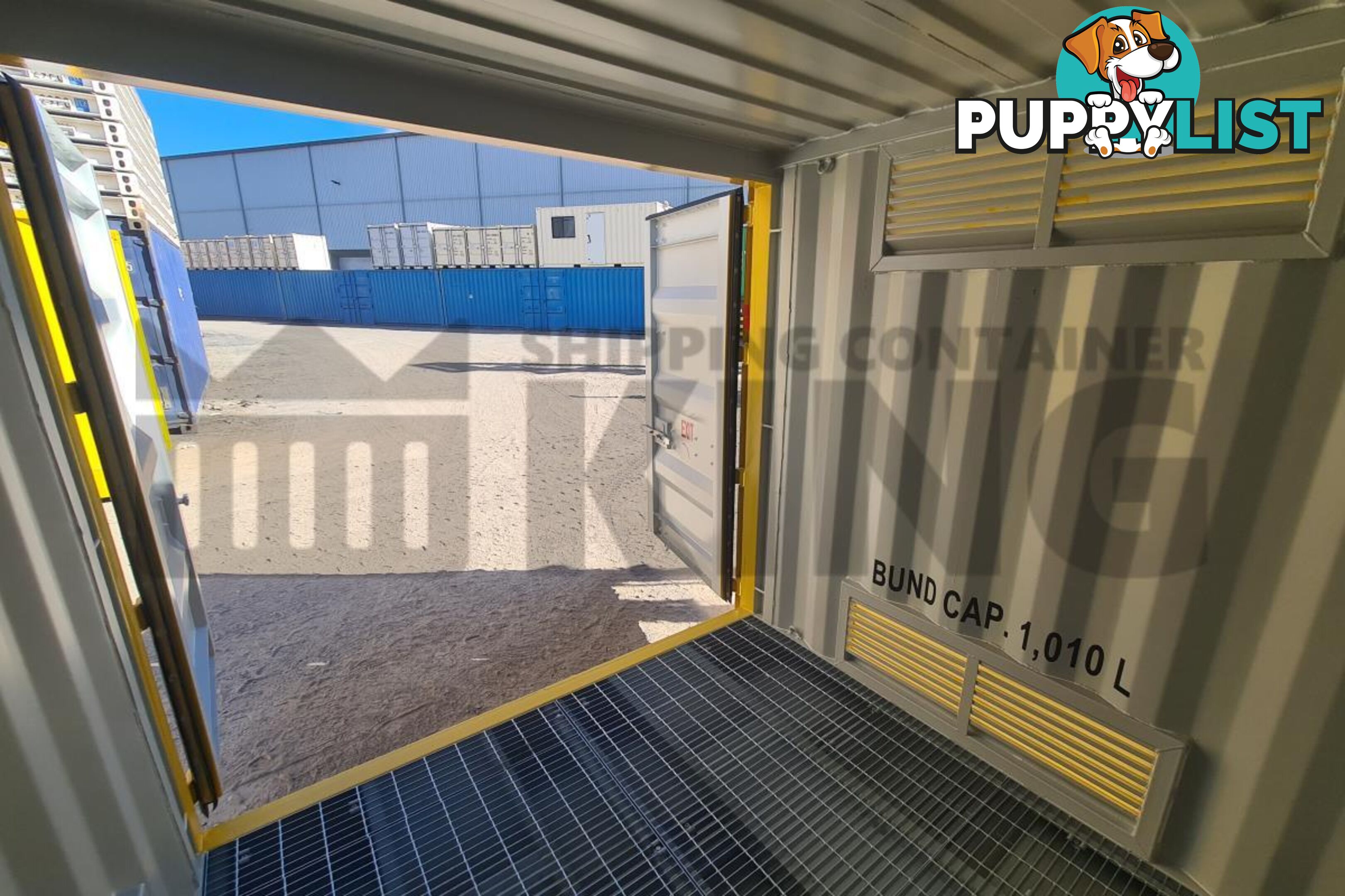 8' DANGEROUS GOODS SHIPPING CONTAINER (4 CORNER POST)