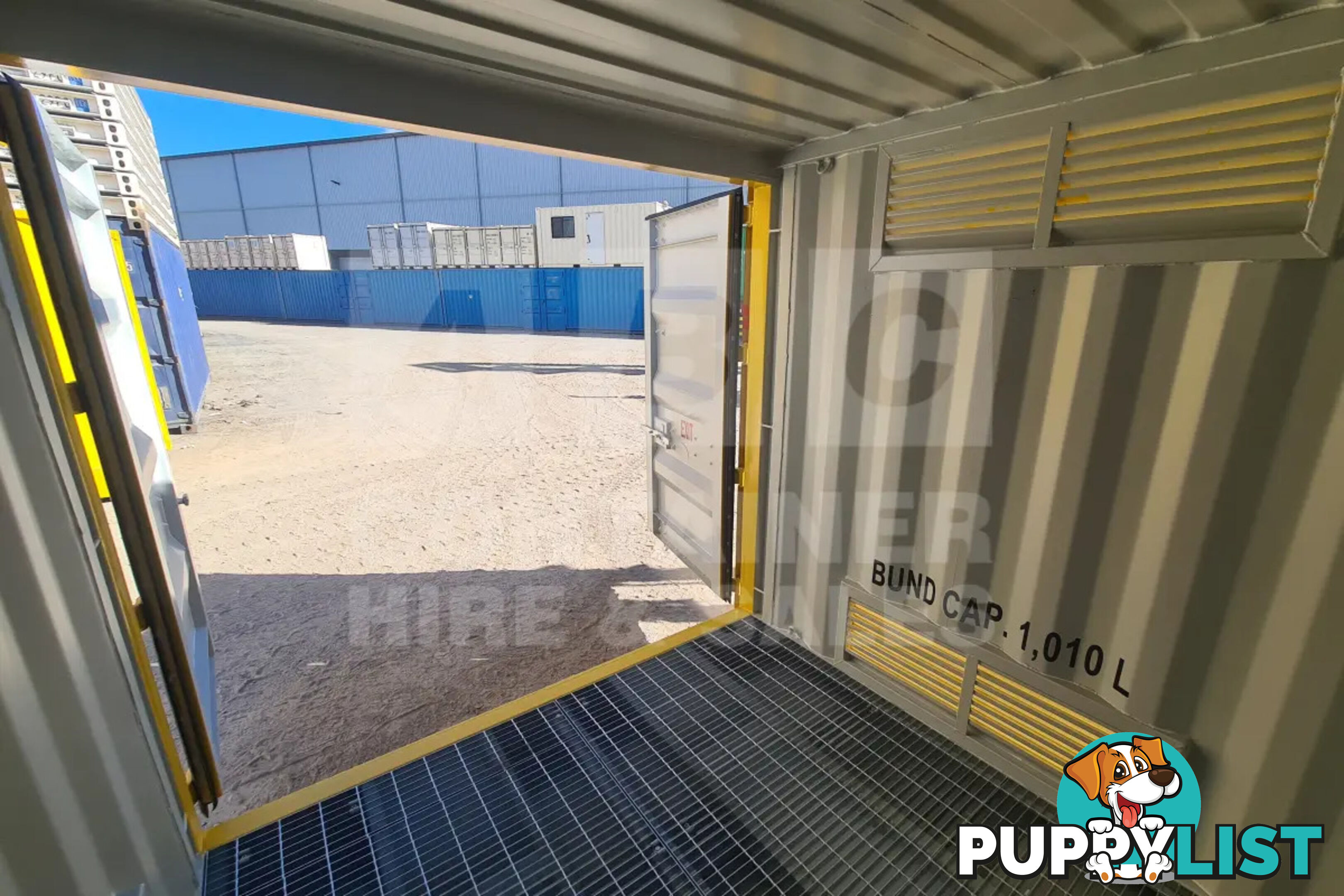 8' DANGEROUS GOODS SHIPPING CONTAINER (4 CORNER POST)