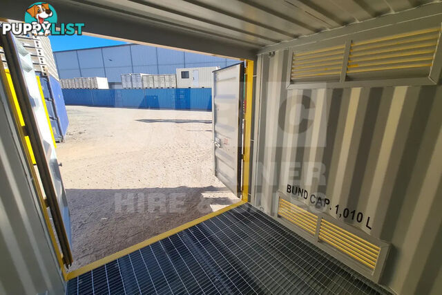 8' DANGEROUS GOODS SHIPPING CONTAINER (4 CORNER POST)