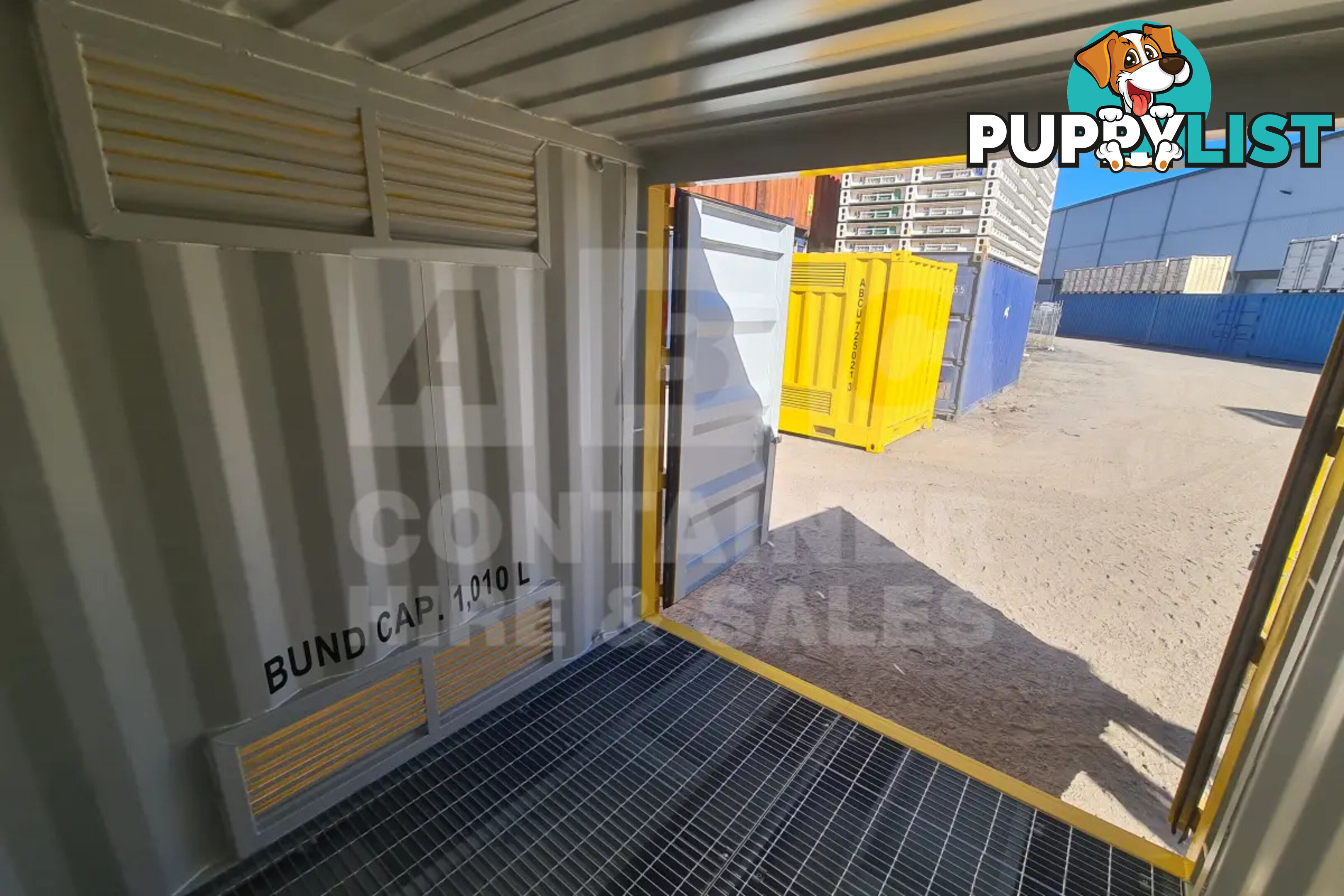8' DANGEROUS GOODS SHIPPING CONTAINER (4 CORNER POST)