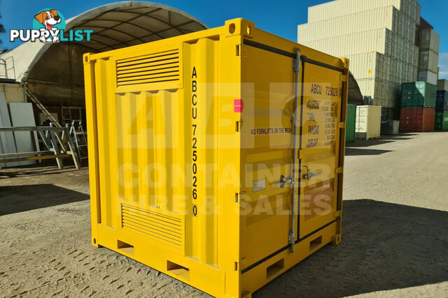 8' DANGEROUS GOODS SHIPPING CONTAINER (4 CORNER POST)