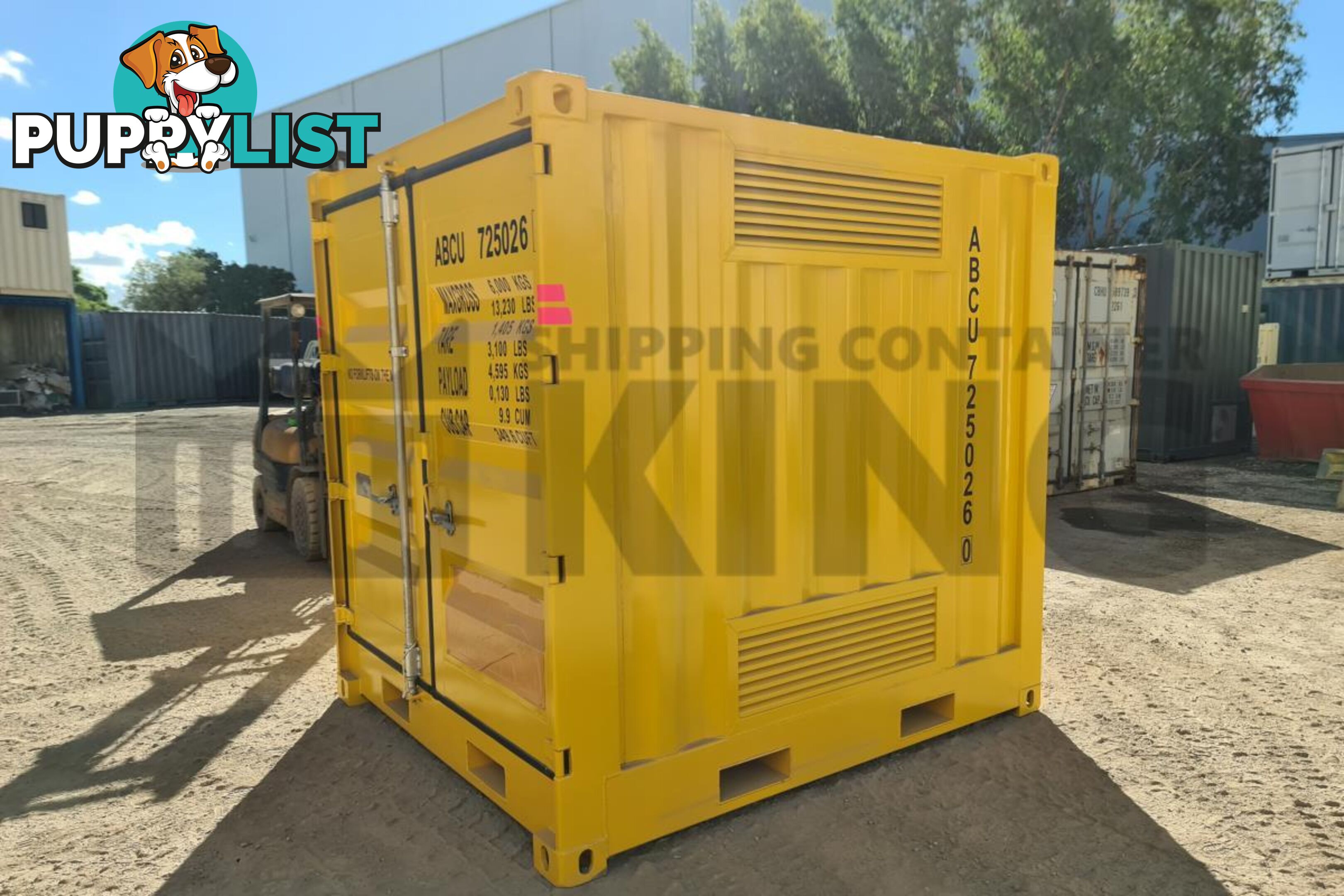 8' DANGEROUS GOODS SHIPPING CONTAINER (4 CORNER POST)