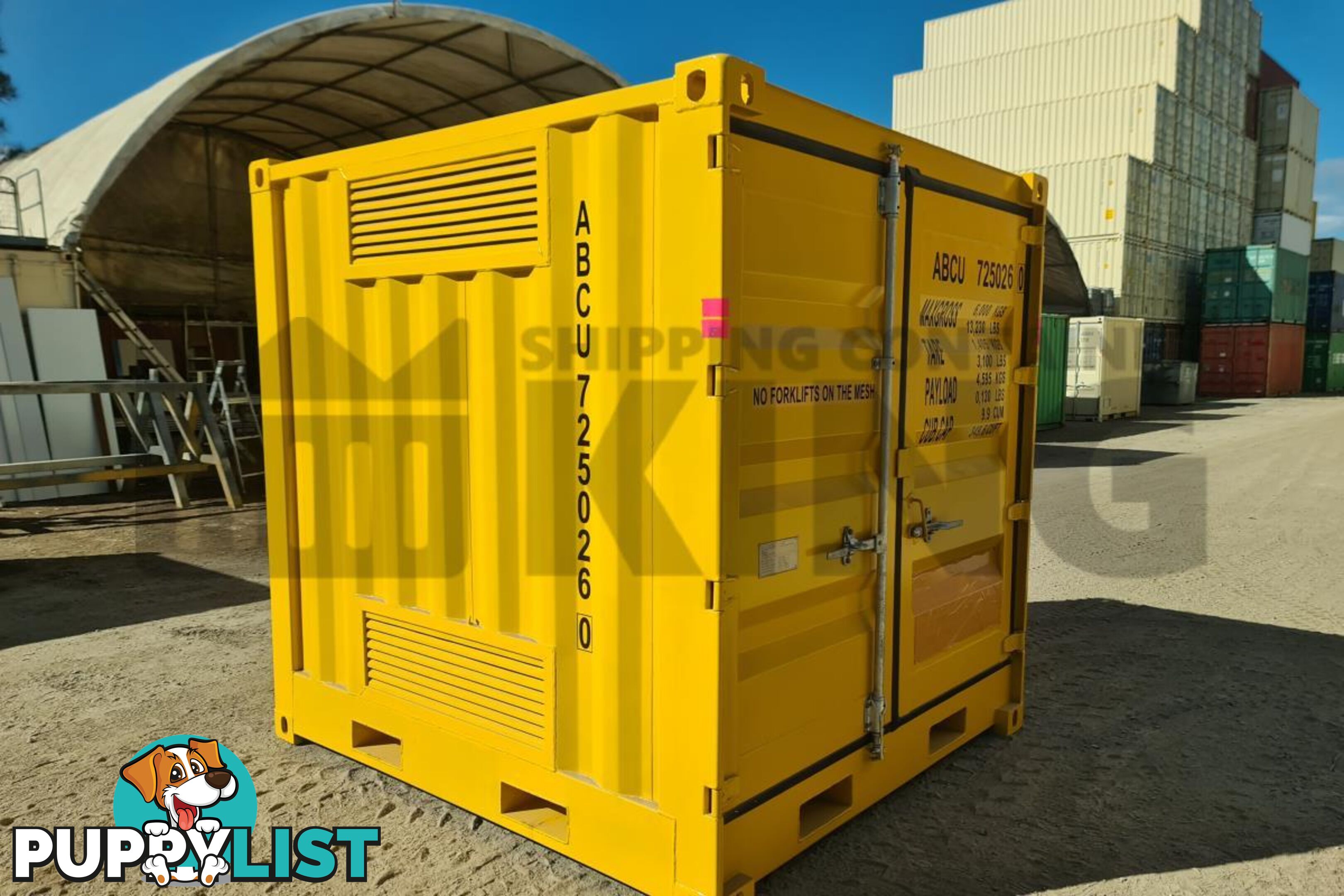 8' DANGEROUS GOODS SHIPPING CONTAINER (4 CORNER POST)