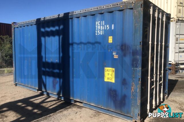 20' HIGH CUBE OPEN TOP SHIPPING CONTAINER (TARP AND BOWS) - in Brisbane