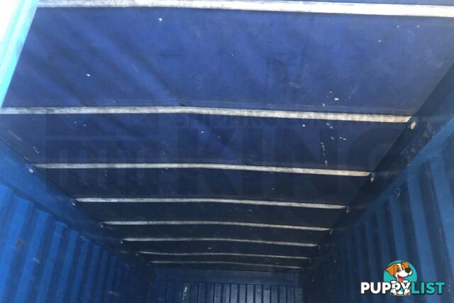 20' HIGH CUBE OPEN TOP SHIPPING CONTAINER (TARP AND BOWS) - in Brisbane